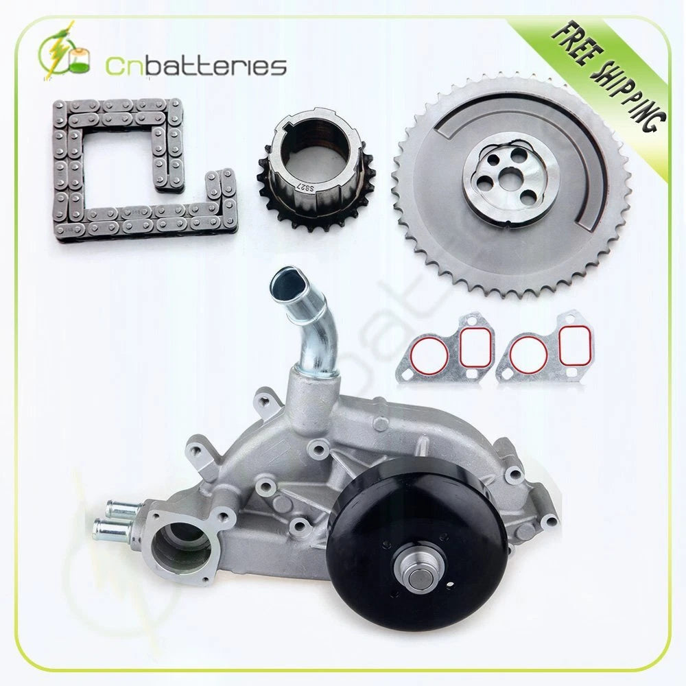 Water Pump with Timing Chain Kit for Savana 2500, Silverado 2500, Savana 3500 (6.0L)
