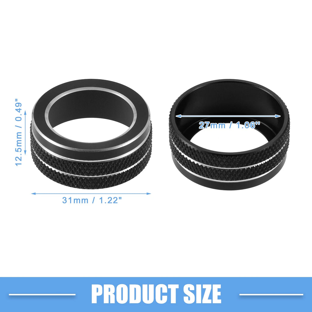 Set of 2 AC Control Switch Knob Cover Trim for Toyota Corolla (2020–2022)