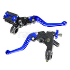 Set of 2 CNC Brake Clutch Master Cylinder Levers for Universal Motorcycles