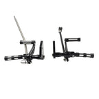 BLK Forward Controls Footpegs for Harley Dyna Low Rider (2000-2012)