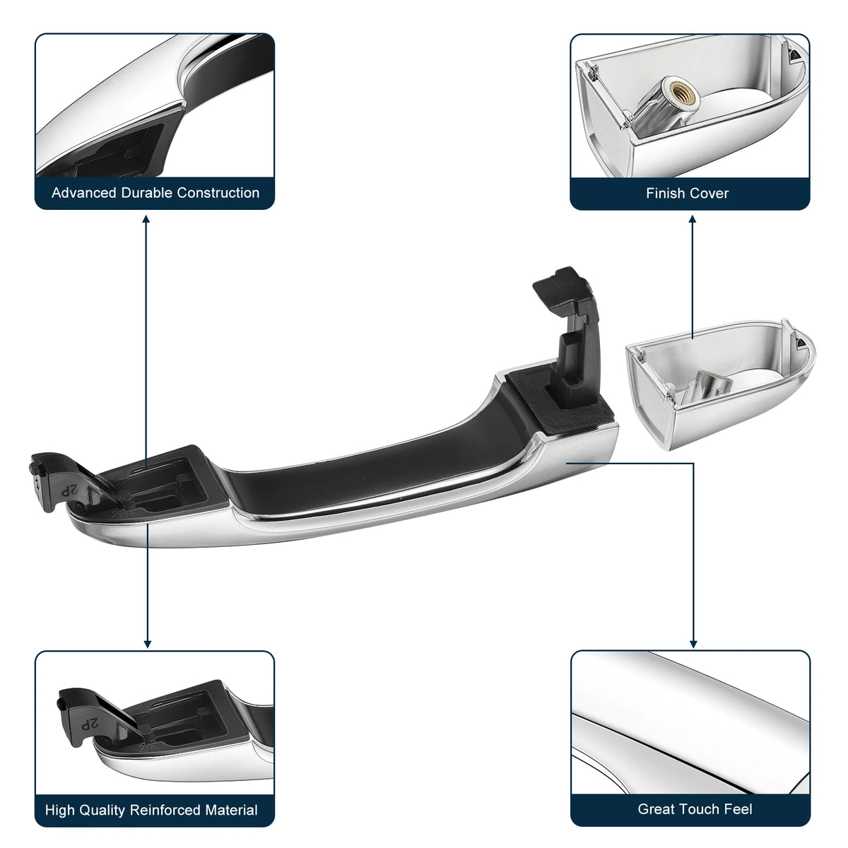 Chrome Door Handle for Kia Sorento (2011–2015)