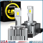 D3S D3R LED Headlight Bulbs for HID Xenon Conversion Kit (80000LM, 6500K)