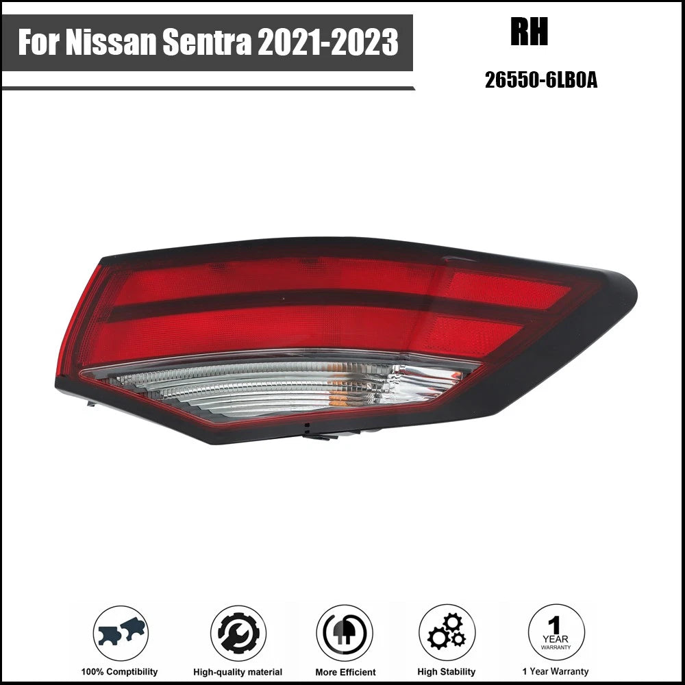 Halogen Tail Light for Nissan Sentra (2021–2023) RH Replacement