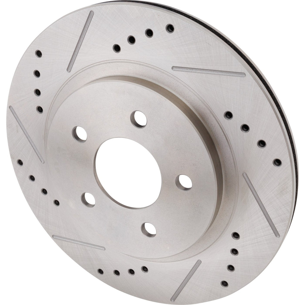Brake Disc and Pad Kit for Ford Mustang (2005–2011) Rear Left Right Cross-drilled