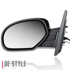 Powered Heated Door Mirror Left for Silverado Sierra (2007–2014) GM1320336