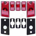 5pcs Red Cab Marker Lights for Hummer H2 SUT SUV (2003–2009)