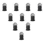 10x Aluminum M5x16mm Screen Bolts Rubber Well Nuts for Yamaha
