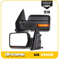 Set of 2 Tow Side Mirrors for Ford F150 (2007–2014) Power Heated Turn Signal