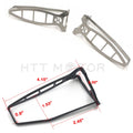 2X Silver Turn Signal Light Grill Protector Guard for BMW R nine T (2014–2015)