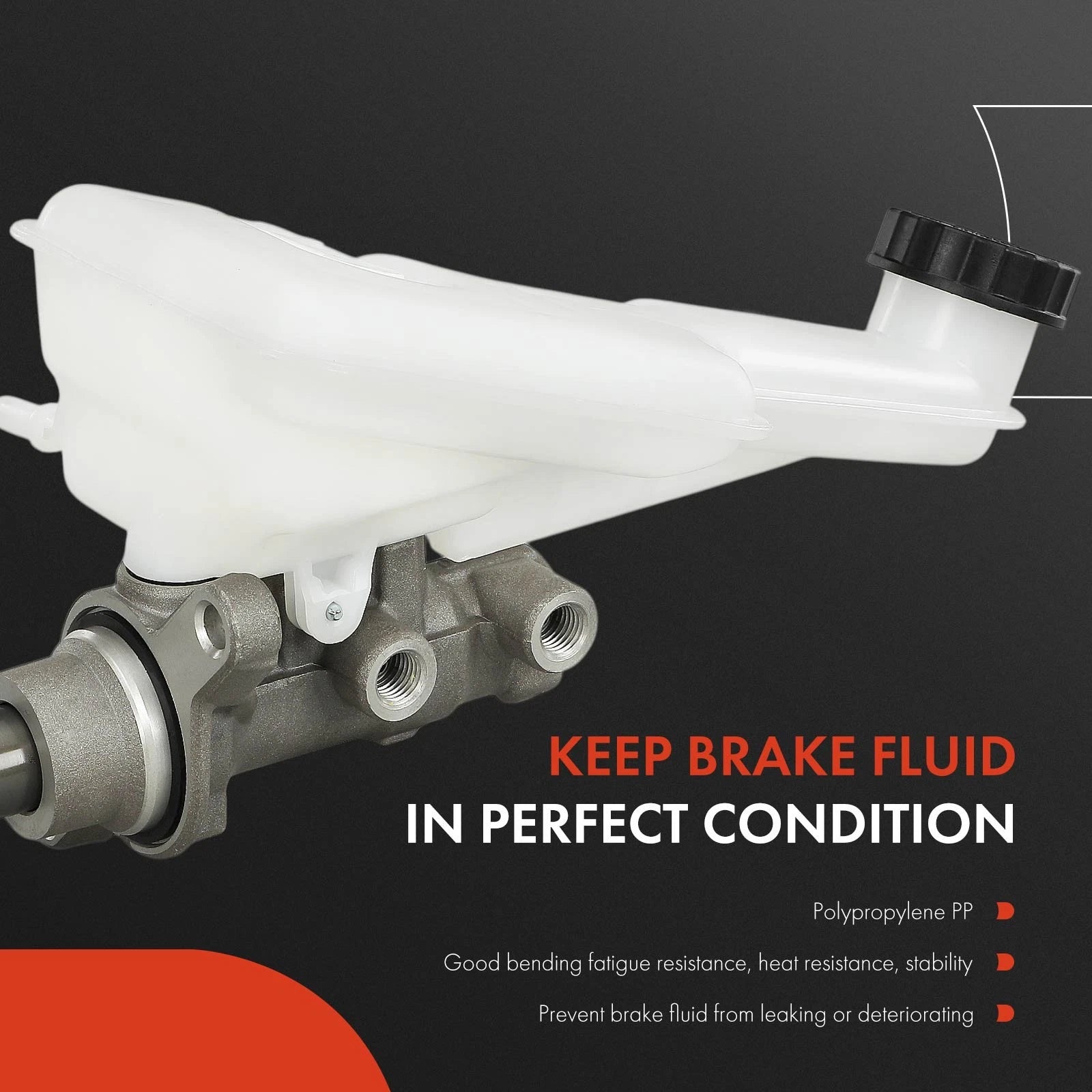 Brake Master Cylinder with Reservoir & Sensor for Ford Fusion (2013–2014)