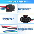 Fuel Rail Pressure Sensor Connector Pigtail for GMC L5P Duramax 6.6L