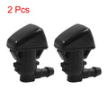 2X Black ABS Windshield Cleaning Nozzles for Ford Escape 