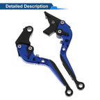 Adjustable Brake Clutch Levers for Honda X11 (1999–2002) Blue Black