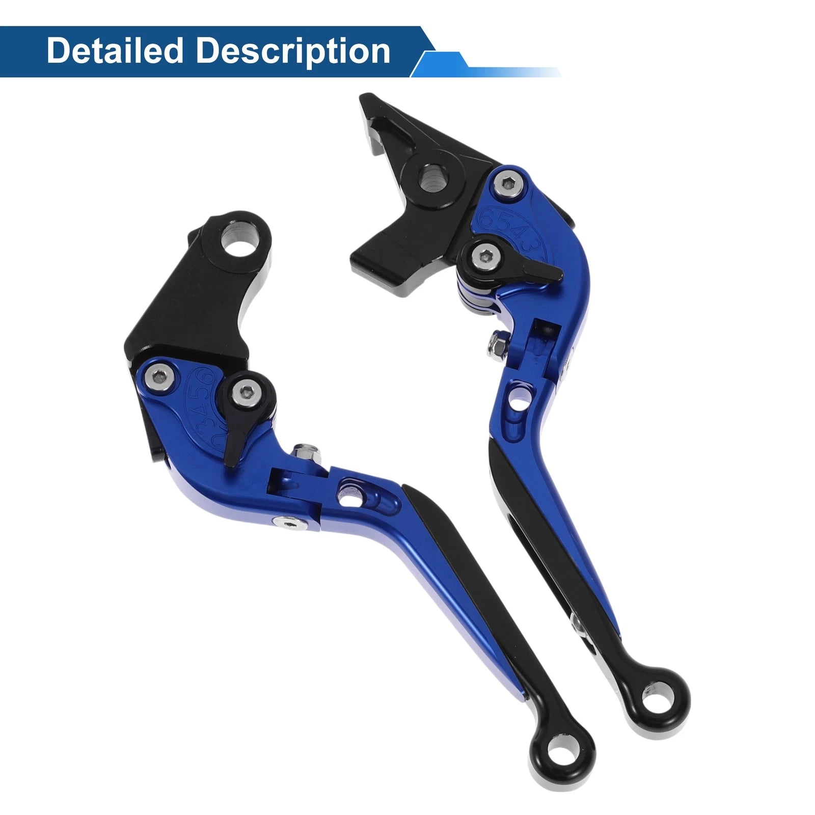 Adjustable Brake Clutch Levers for Honda X11 (1999–2002) Blue Black