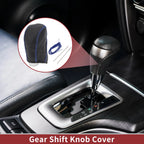1 Pc Gear Shift Knob Cover for Subaru Forester (2014–2017) Pebbled Black Blue
