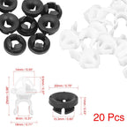 20pcs Car Hood Prop Rod Clip for Honda Accord, CRV, Civic, City (2000–2023)