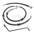 Front Brake Hose Line & Pipe Kit for Yamaha Grizzly 450 4x4 (2011–2014)