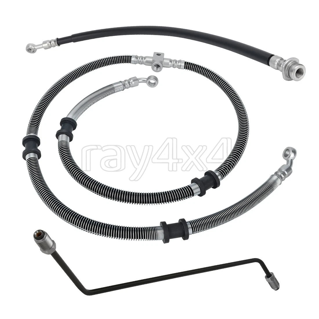 Front Brake Hose Line & Pipe Kit for Yamaha Grizzly 450 4x4 (2011–2014)
