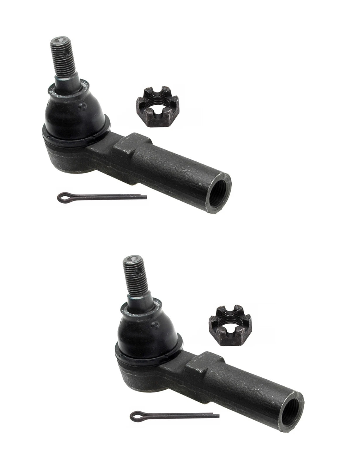 Set of 2 Outer Tie Rod Ends for Ford Escape, Mazda Tribute, Mercury Mariner (2001–2012)