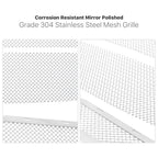 Stainless Mesh Grille Insert for Chevy Malibu (2008-2012)