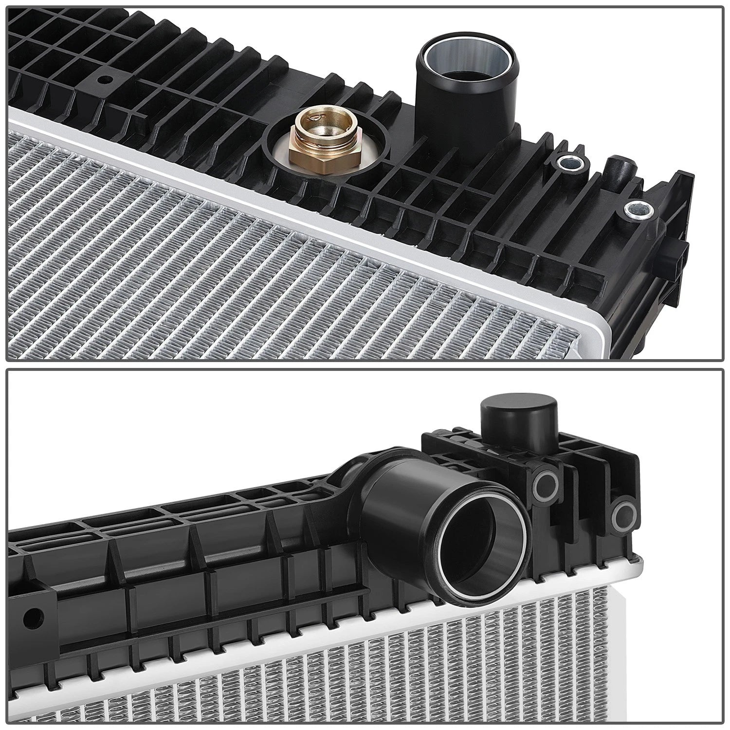 2-Row Aluminum Radiator for Freightliner Business Class M2 106 112 108SD (2010–2013)