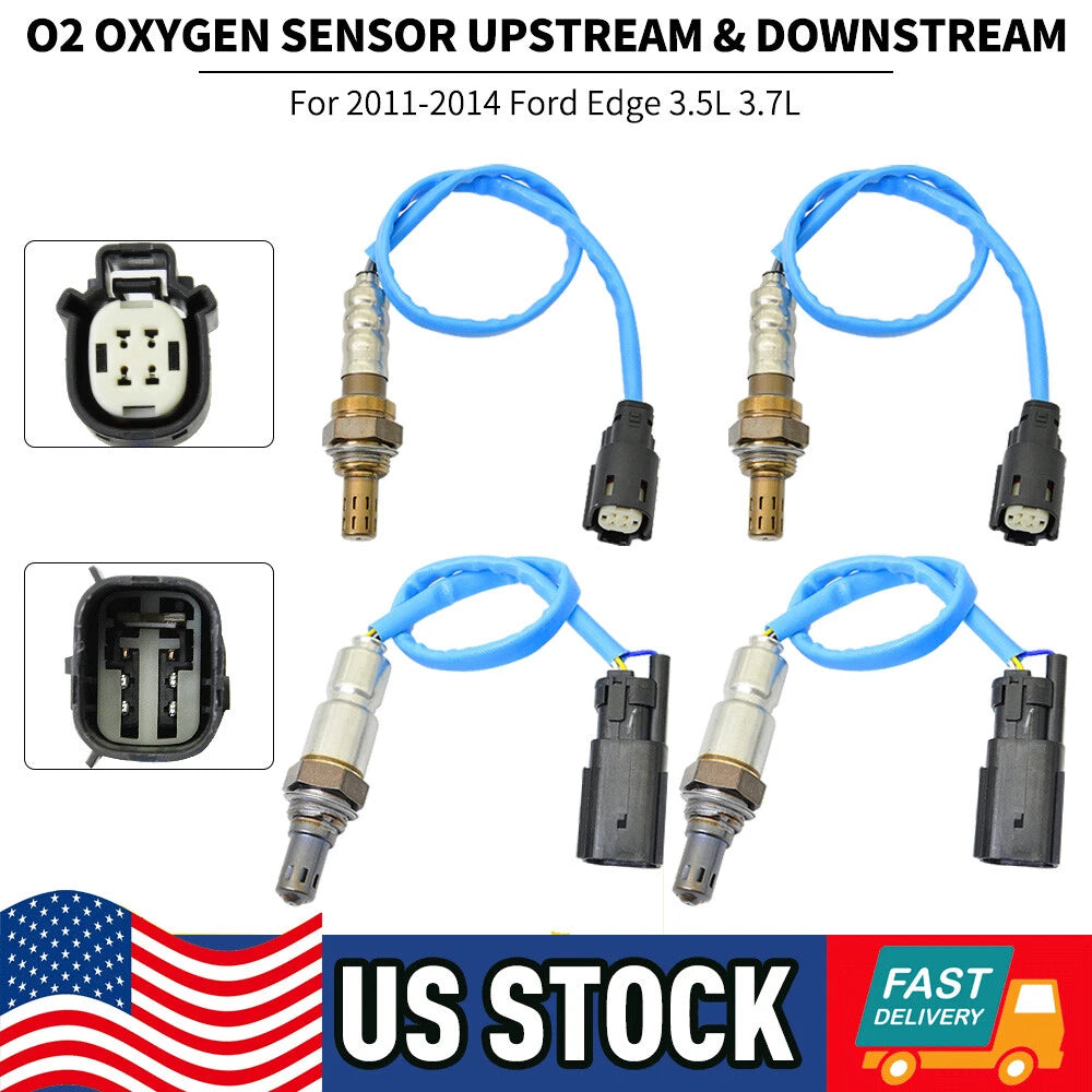 4X O2 Oxygen Sensor for Ford Mustang F-150 3.7L (2011–2014)