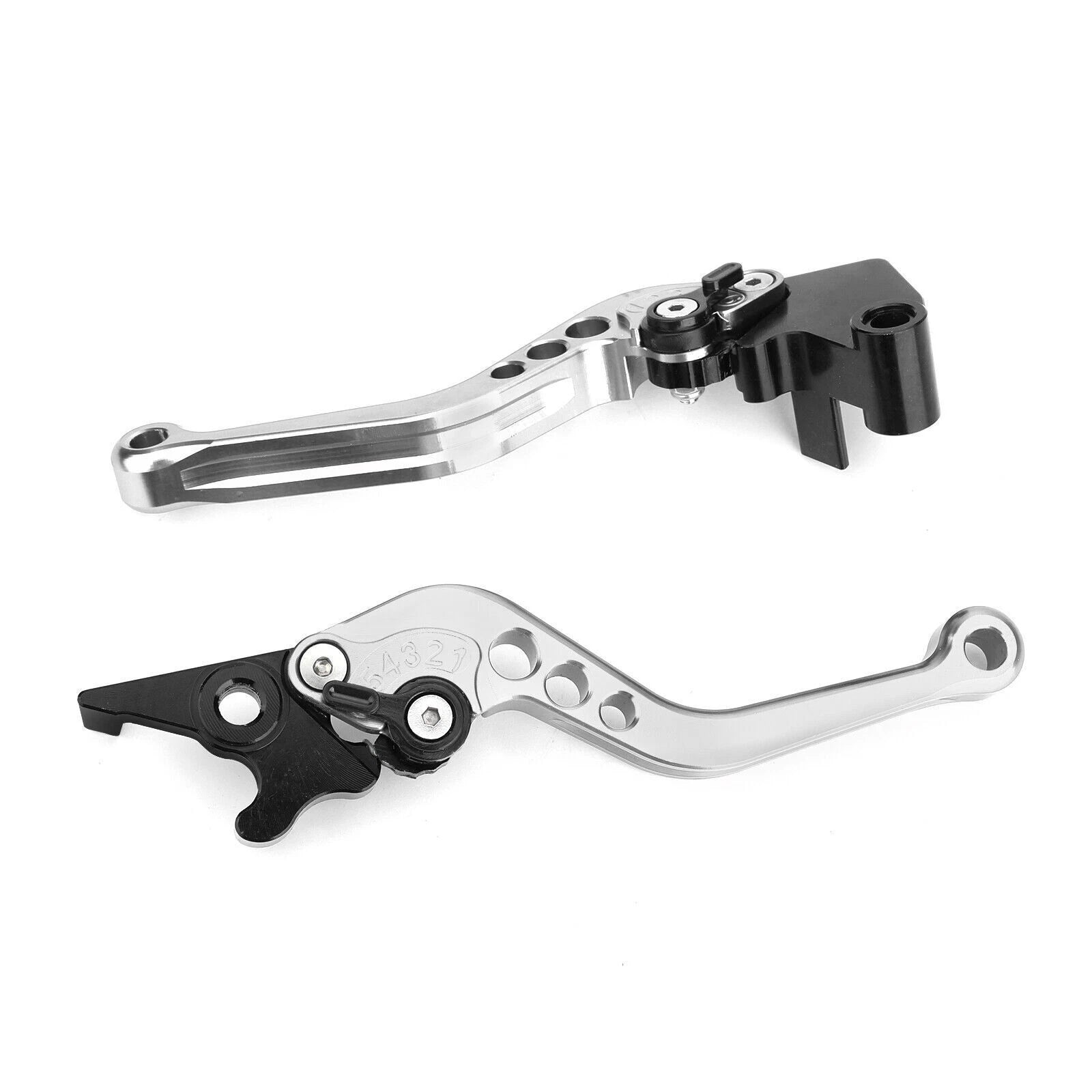 Aluminum Brake Clutch Levers for Kawasaki Ninja 250 300 (2013–2018) Silver T9