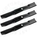 3 Pcs Mower Blade Deck for John Deere 325 335 345 425 445 455 (1992–2007)