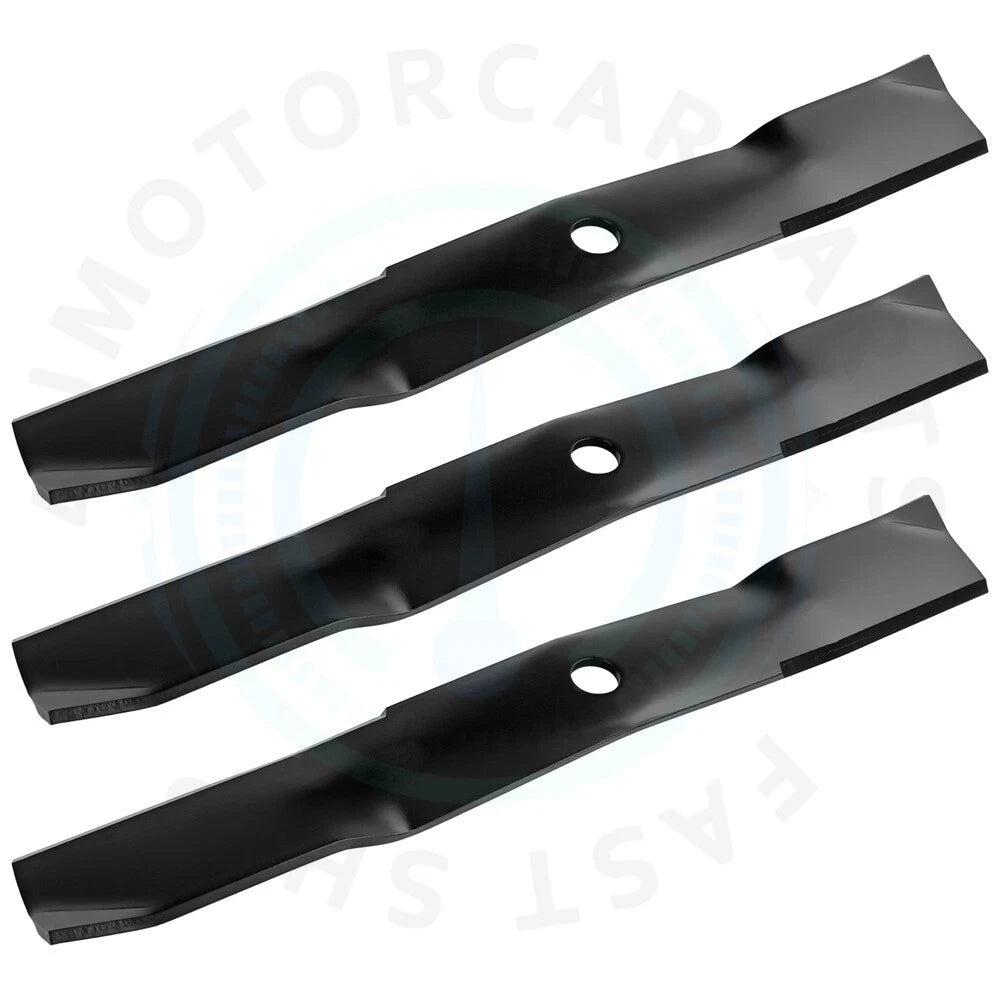 3 Pcs Mower Blade Deck for John Deere 325 335 345 425 445 455 (1992–2007)