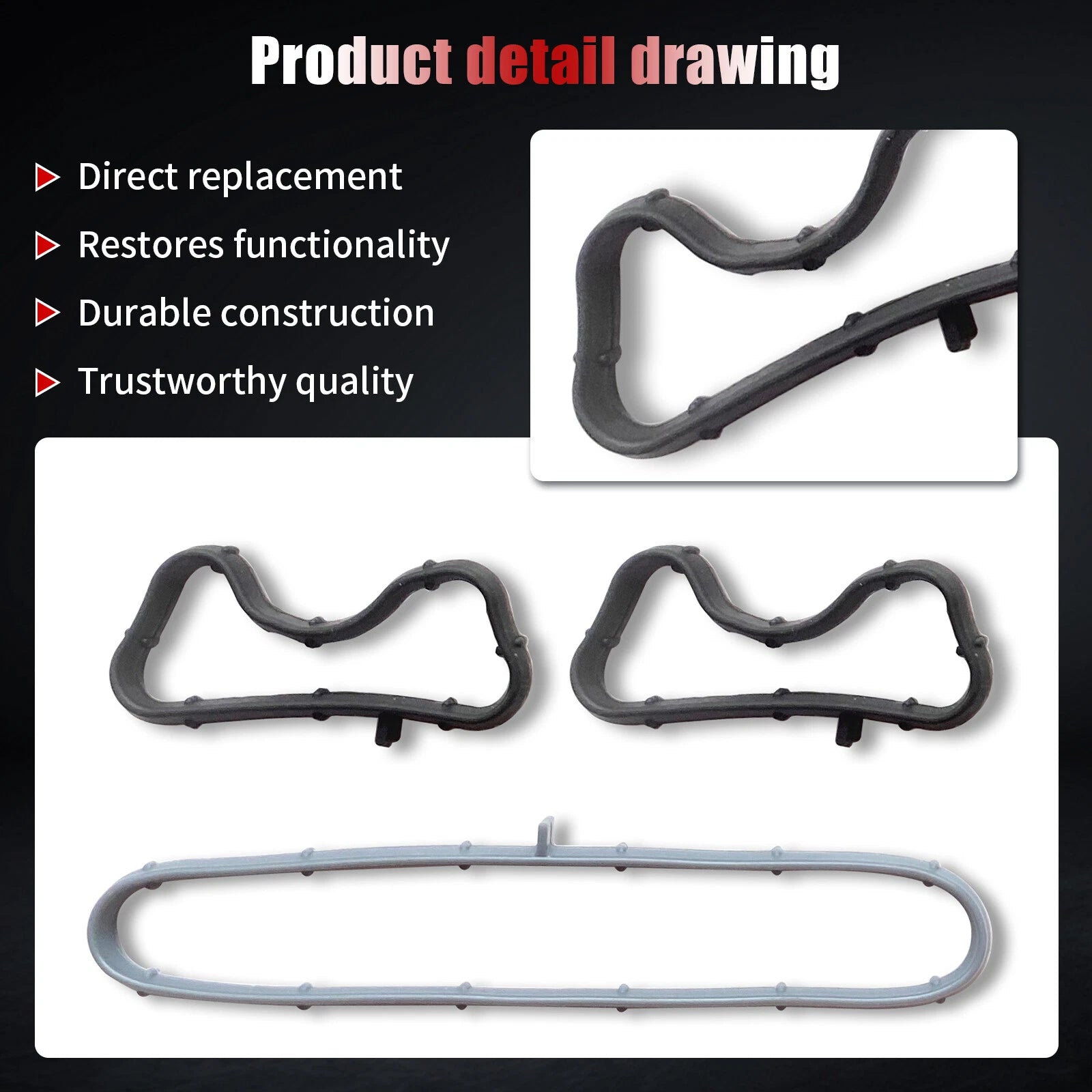 Intake Manifold Gasket Set for Dodge Ram 1500 Durango Charger (2003-2008)