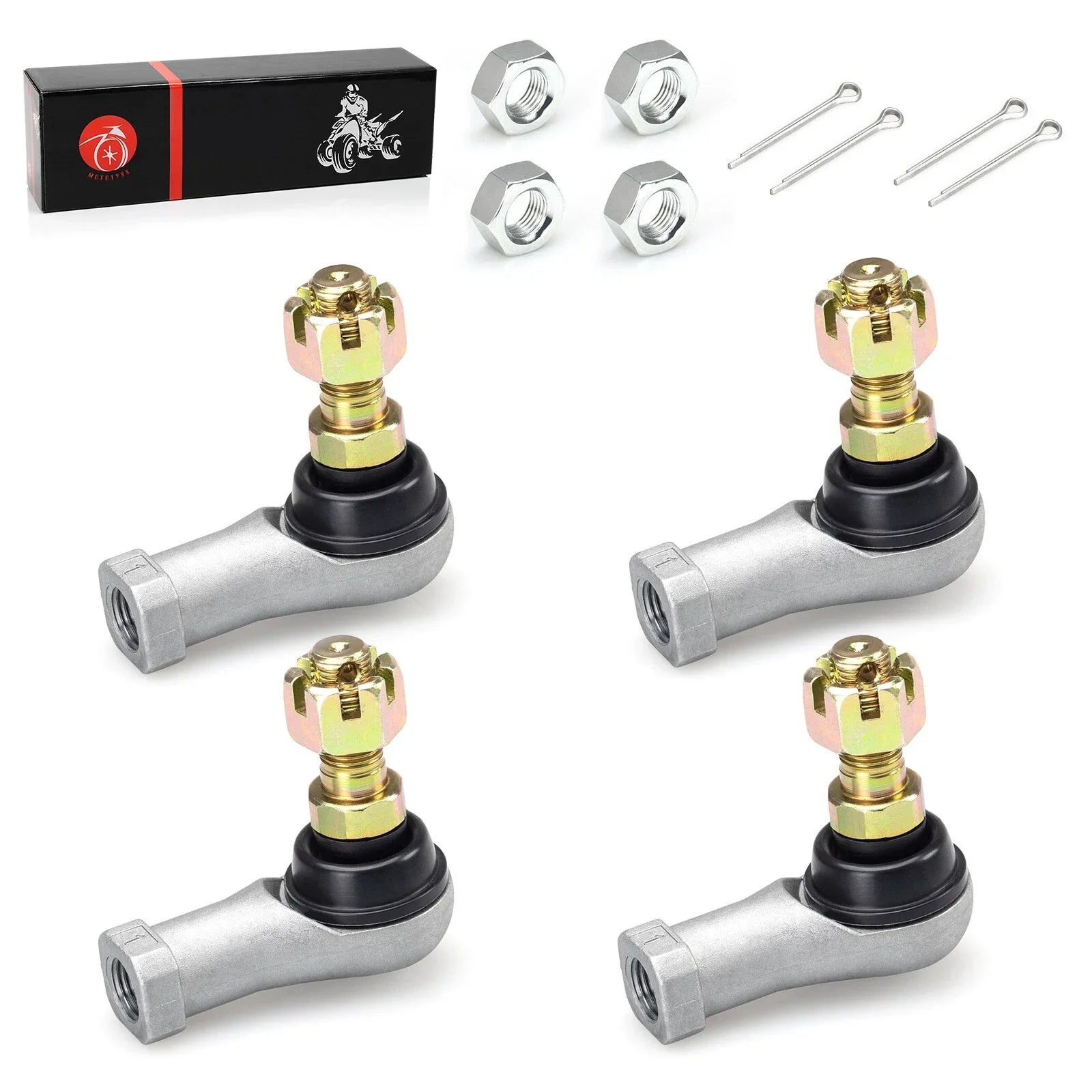 Right/Left Tie Rod End Kit for Yamaha Grizzly 350 400 450 Bruin 350