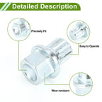Set of 4 Wheel Lock Lug Nut Removal Key Socket 3/14PT for Audi VW