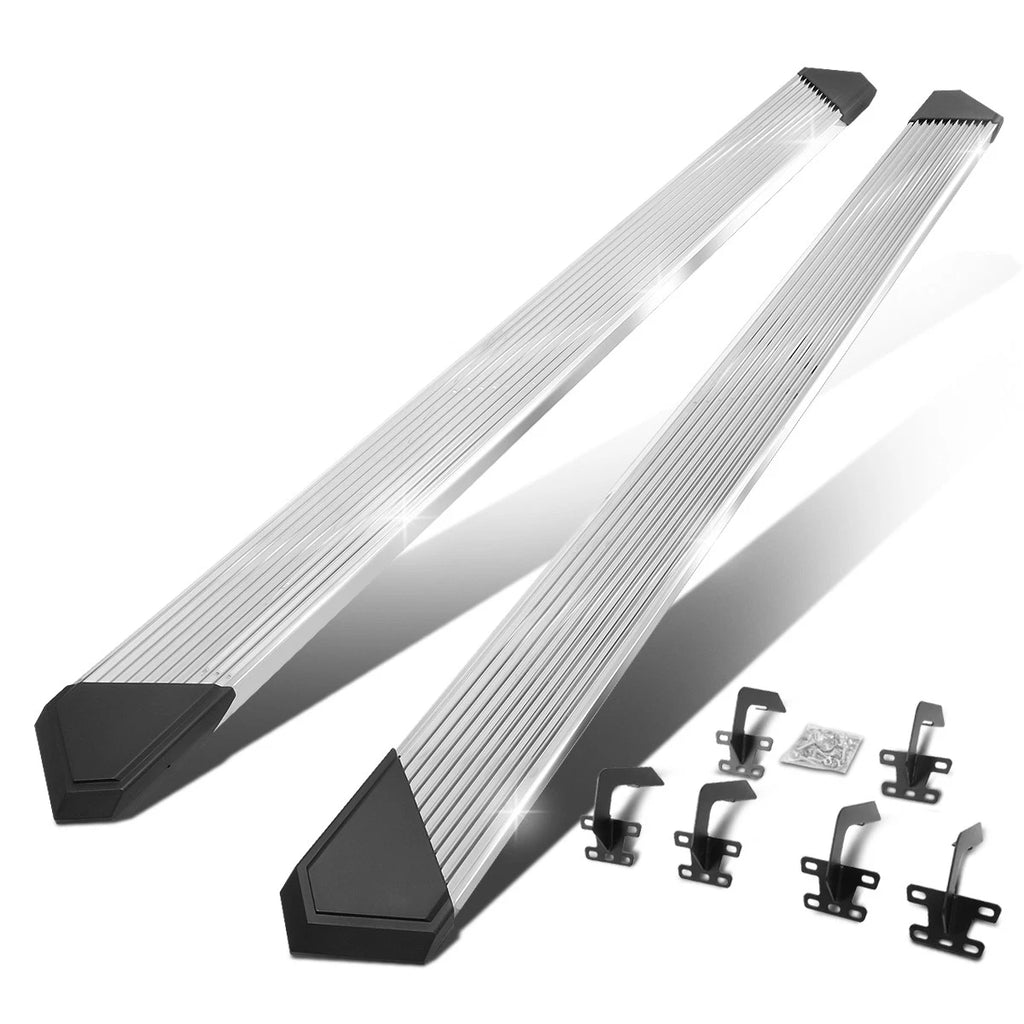 Set of 2 Polished Pleated Step Bar Running Boards for Ram 1500 (2019–2022)