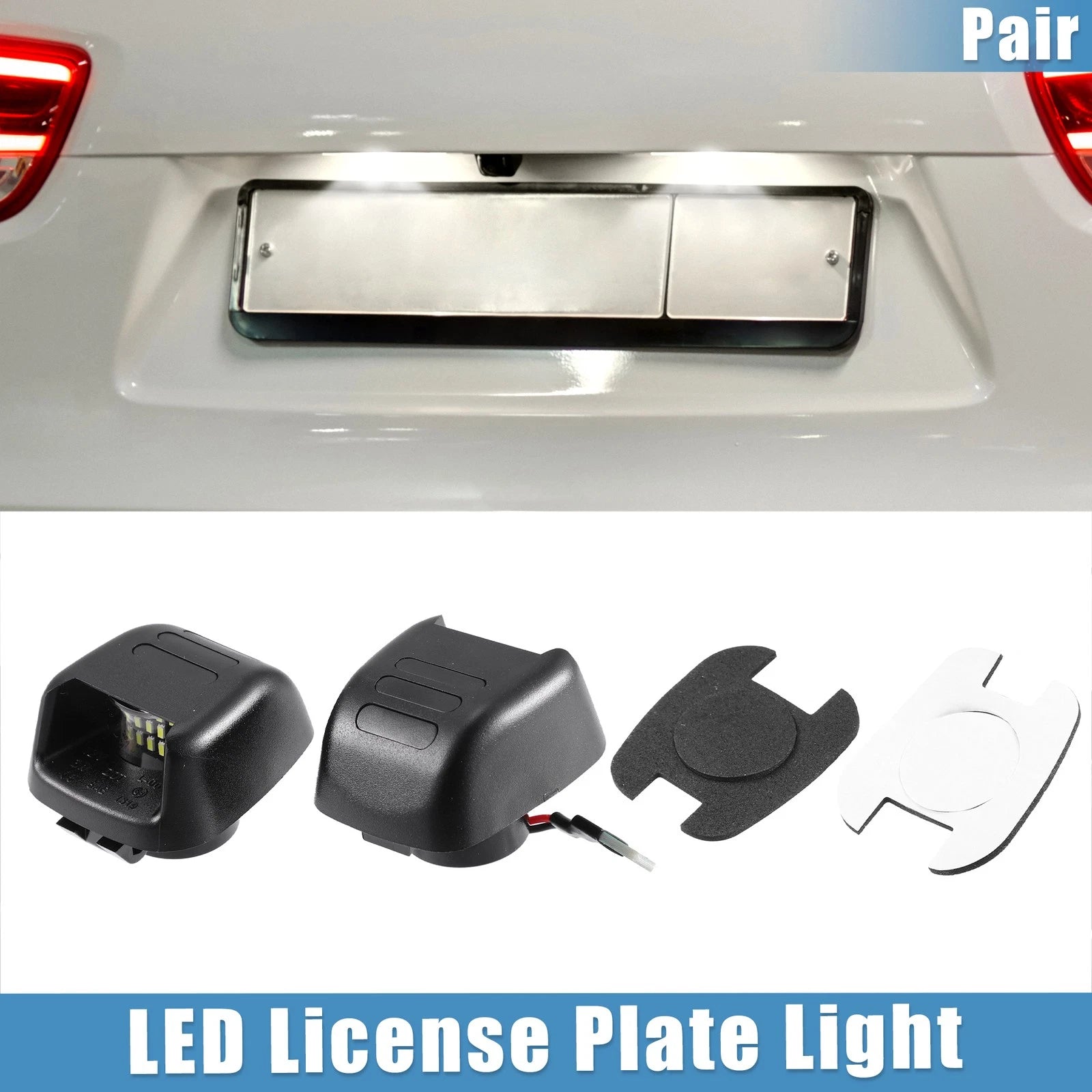 2pcs LED License Plate Light 26510-ZP50A for Nissan Frontier (2005–2019)