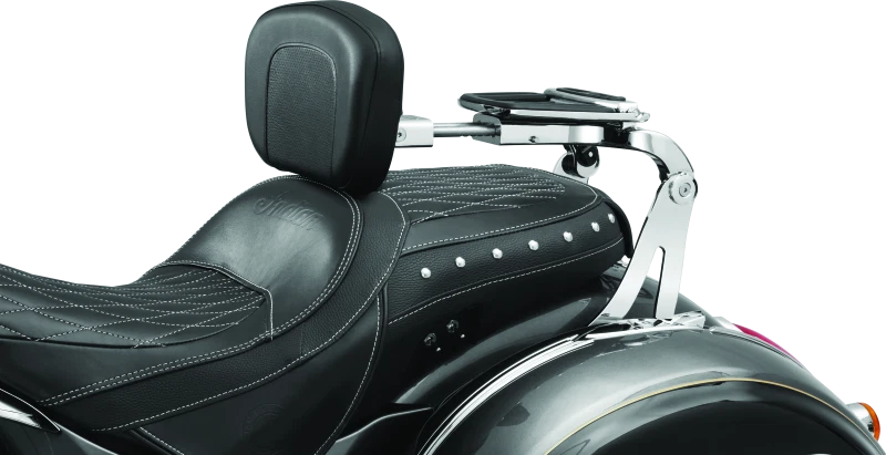 Kuryakyn Multi-Purpose Backrest & Luggage Rack for Harley Touring (2008–2023)