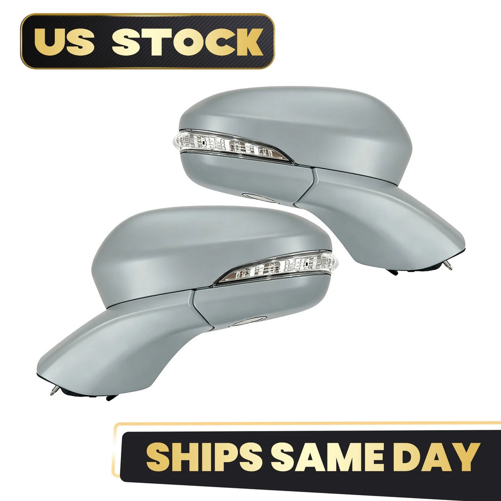 Set of 2 Side Mirrors for Ford Fusion (2013–2014) w/Heated, Memory, Turn Signal, 11 Pin