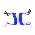 2 x Key Outboard Lanyard Stop Kill Switch for Jet Ski Wave Runner