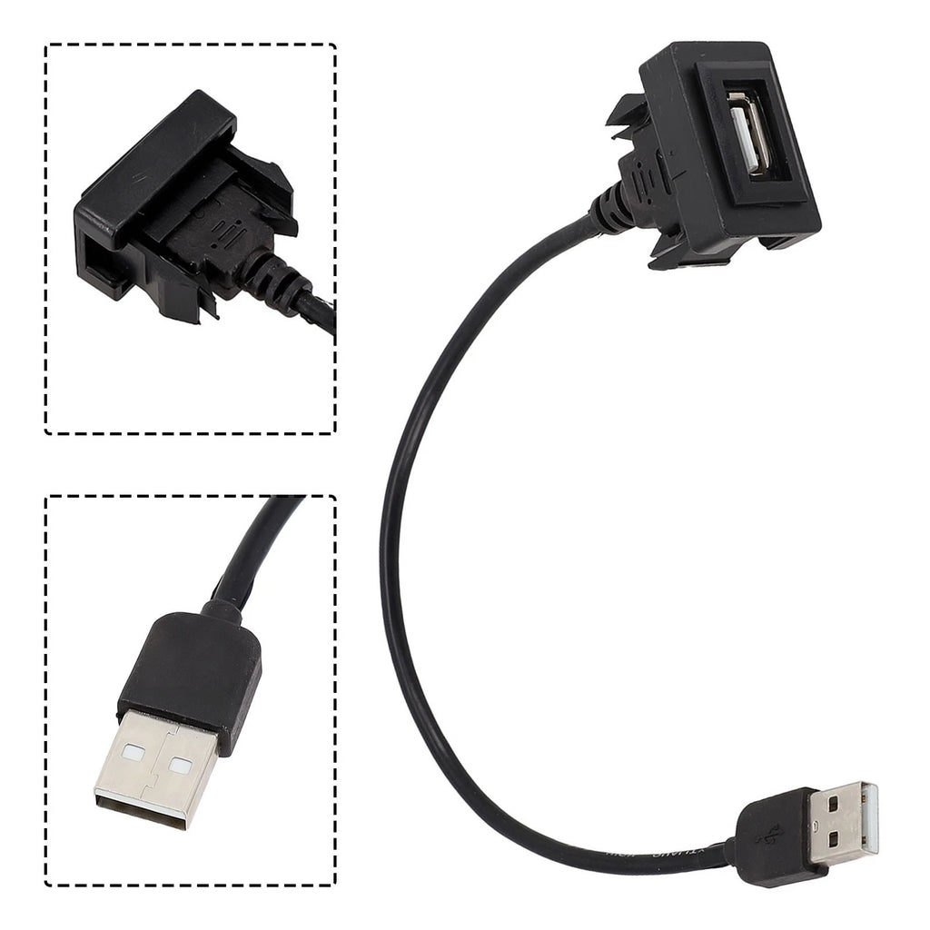 Flush Mount USB Adapter for Toyota Car (USB Port)