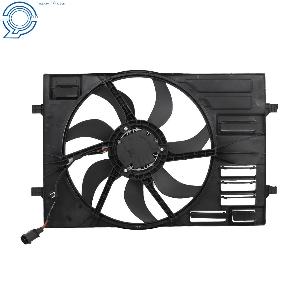 Cooling Fan Assembly for Audi A3 S3 VW e-Golf Golf Jetta (2015-2020)