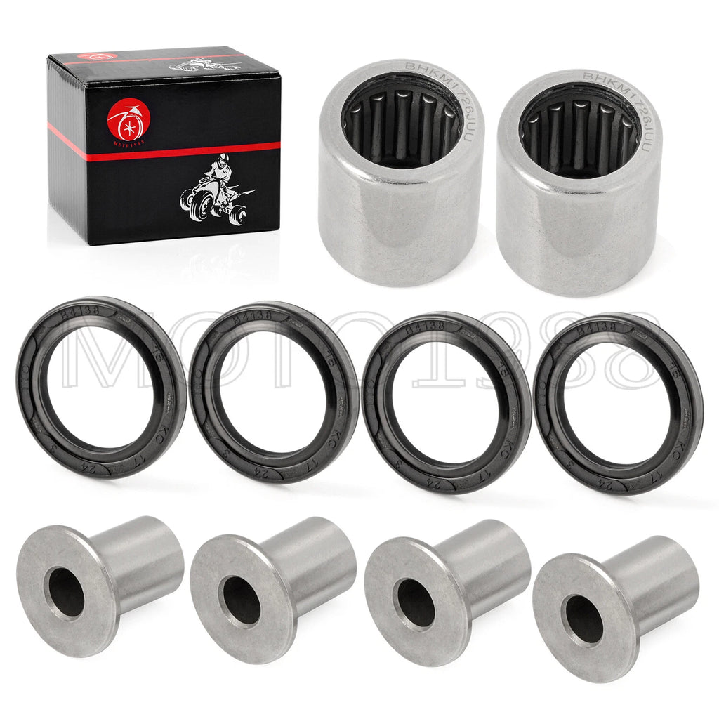 Front Upper A-Arm Bushing & Shaft Kit for Suzuki Quadsport LT-Z400 (2003–2014)