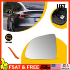 Left Heated Mirror Glass for Tesla Model Y (2020â2025)