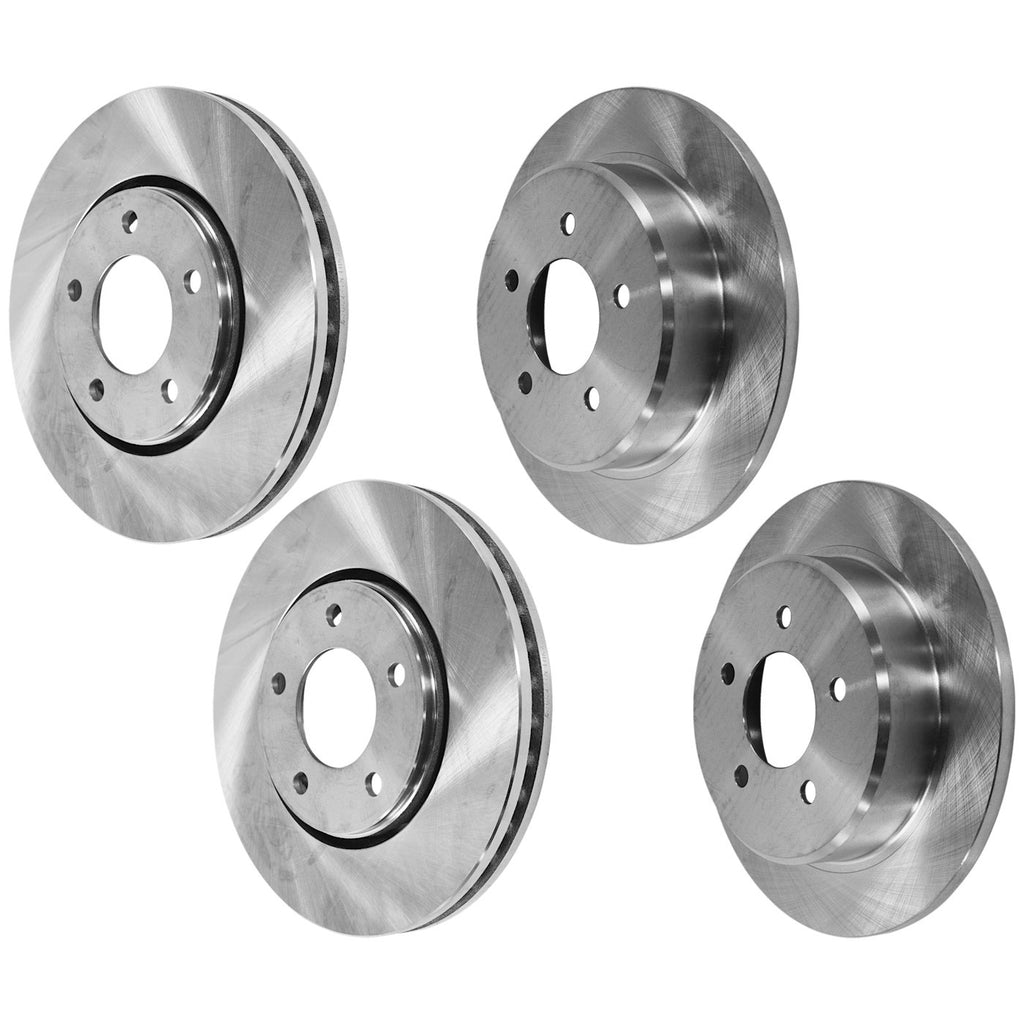 Front & Rear Brake Disc Rotors for Dodge Grand Caravan, Chrysler Town & Country