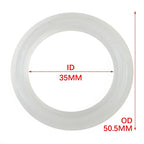 10PCS PTFE Gasket for Tri Clover Sanitary Clamp 1.5in (35mm)