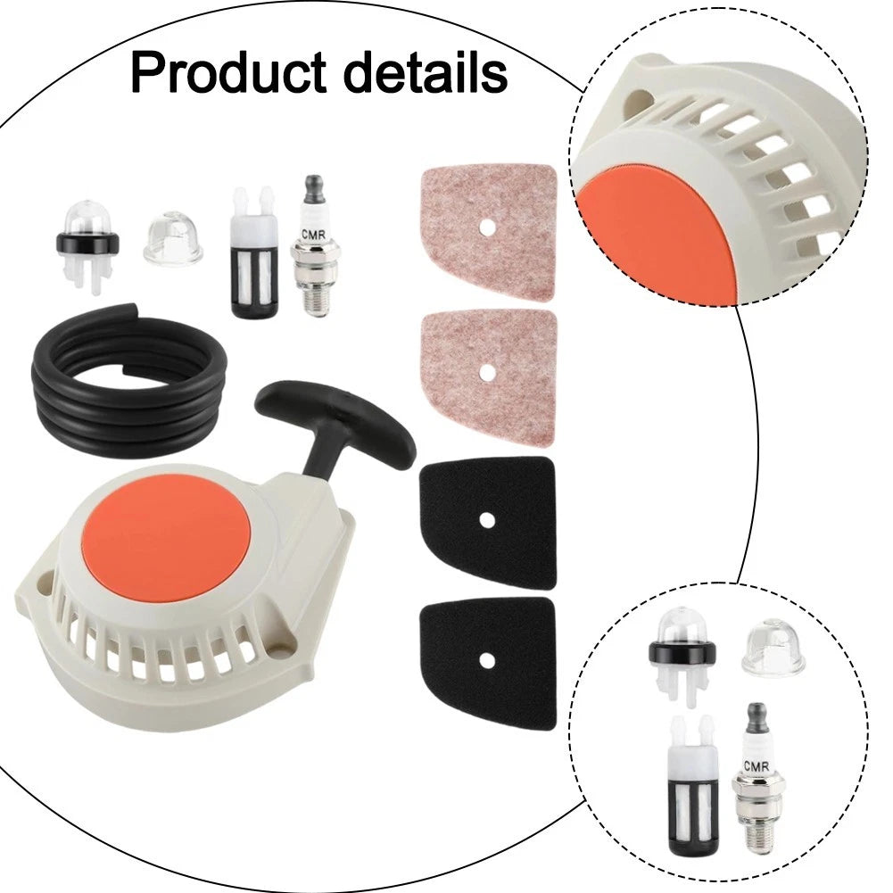 Recoil Starter Kit for Lawn Mowers (Replacement Parts)