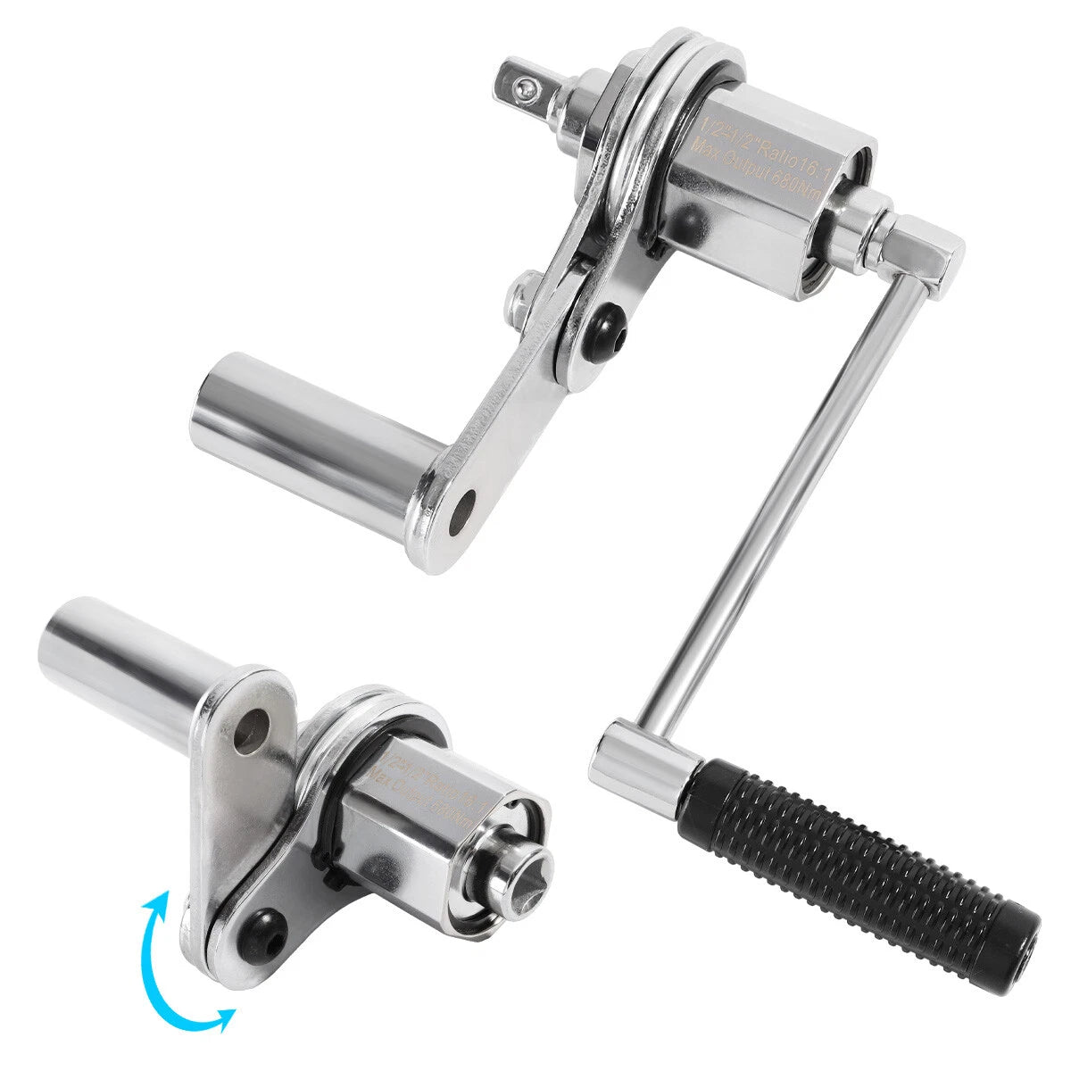 Torque Multiplier Wrench for Lug Nut Removal (17mm, 19mm, 21mm)