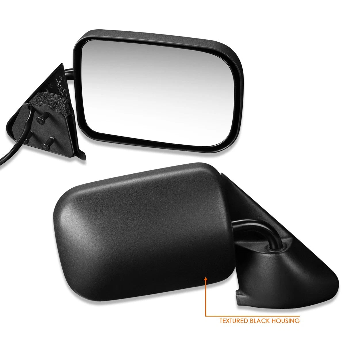 Headlight Pair for Dodge RAM (1994–2002) Black Housing Smoked Lens