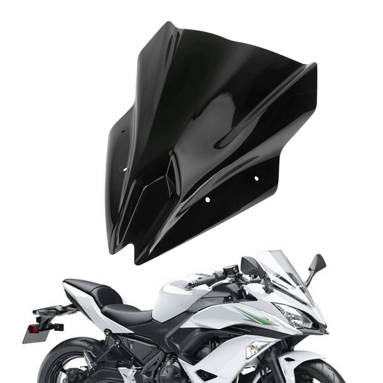 Windscreen for Kawasaki Ninja 650 (2017–2019) Black