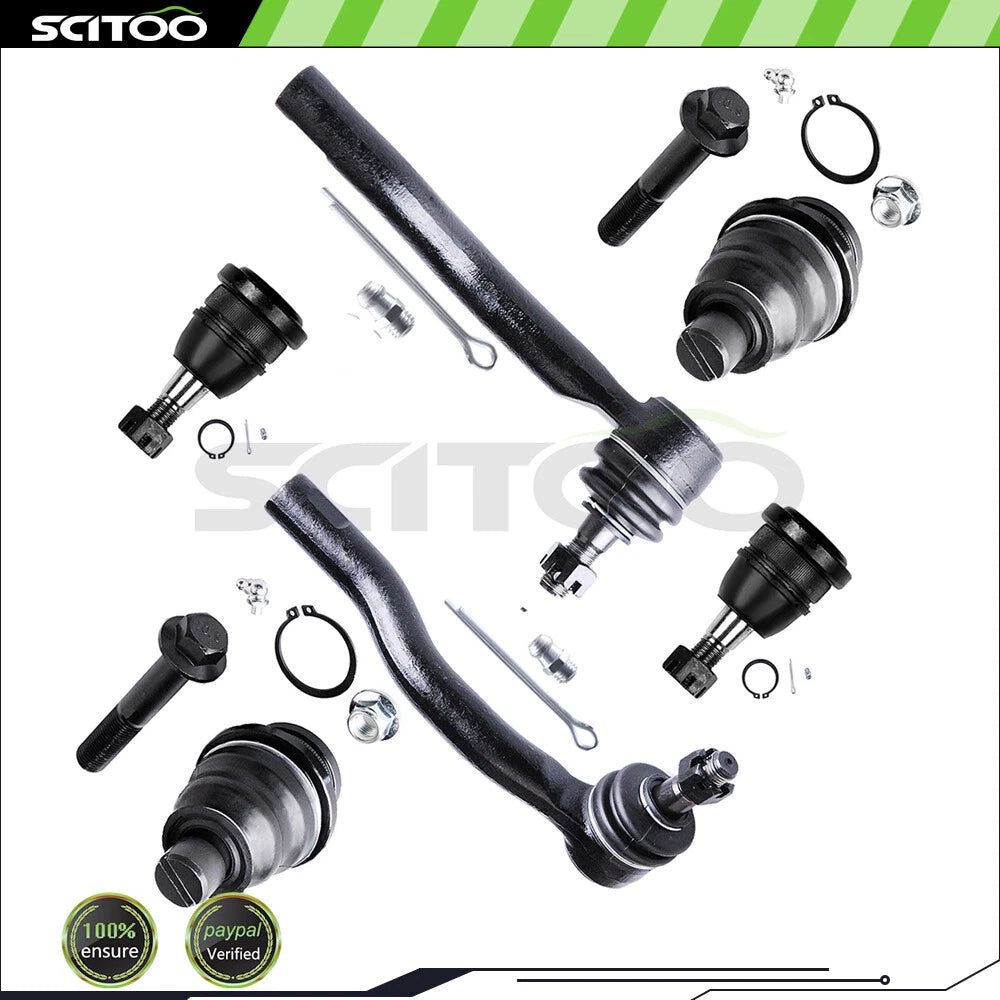 Front Tie Rod End Ball Joint for Infiniti QX56 (2004–2013) & Nissan Titan (2004–2015)