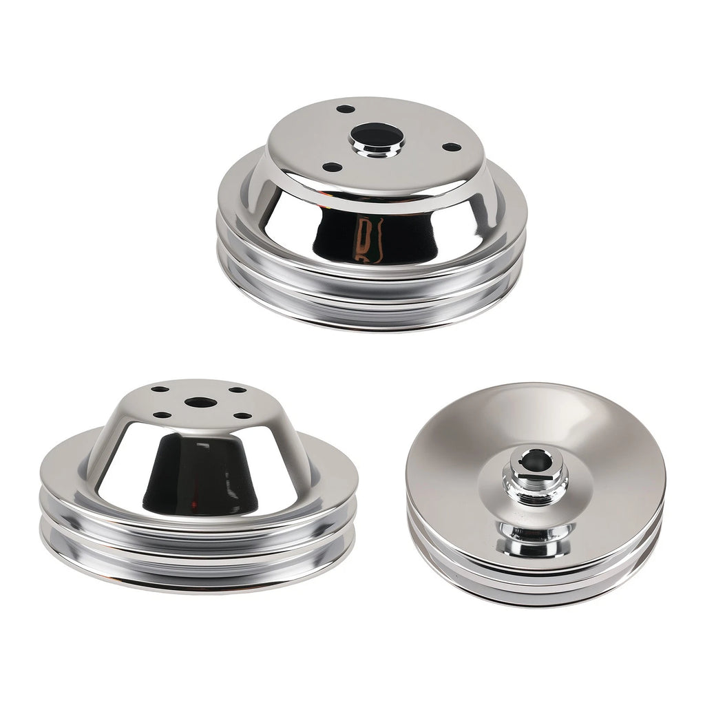 Water Pump Combo for Small Block Chevy 283-350 (Chrome) (1955–1972)