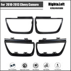 Set of 4 Tail Light Bezel Covers for Chevy Camaro (2010–2013) Glossy Black